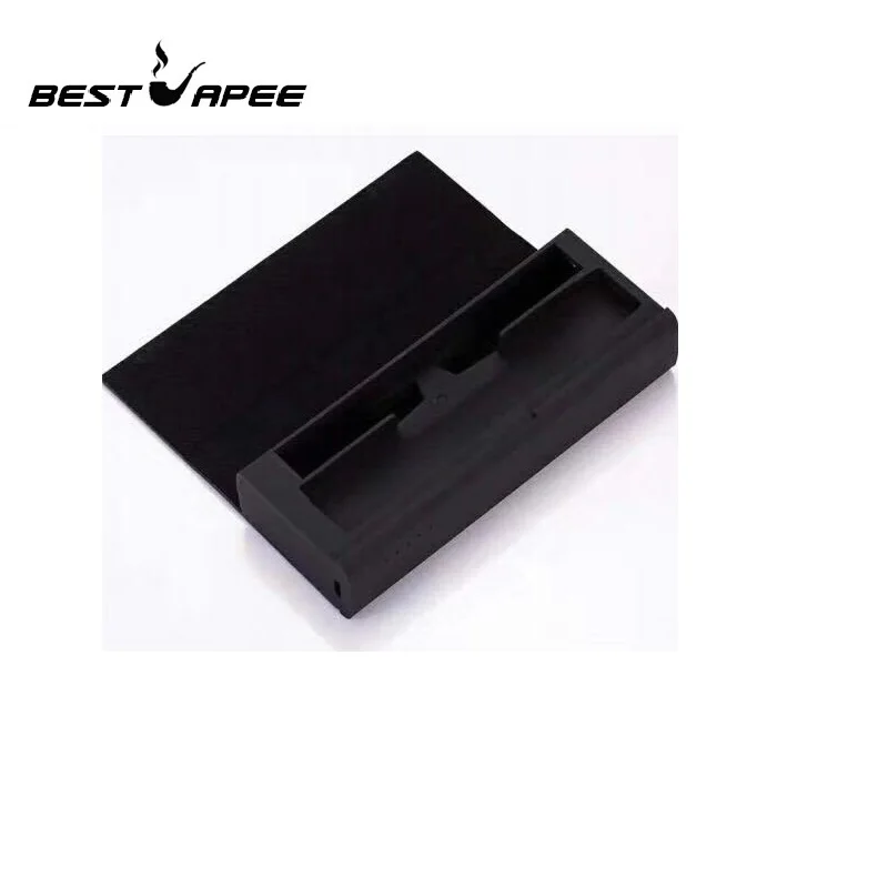 USB 1450mah Емкость зарядная коробка для Relx Kit портативный мини банк питания зарядное устройство коробка Pod держатель для хранения Relx Vape аксессуары - Цвет: Black