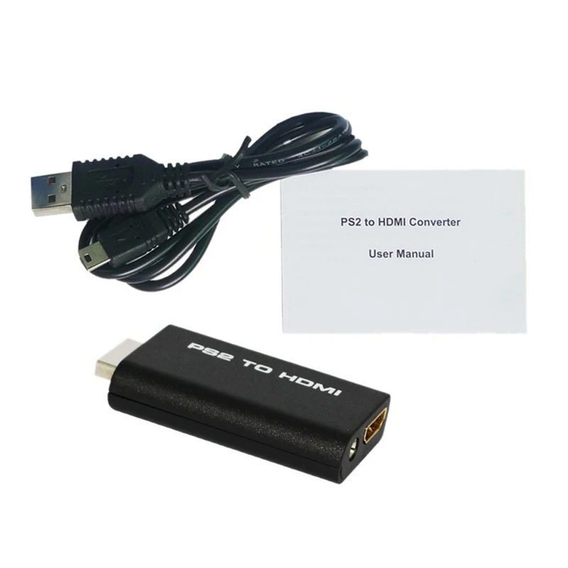 FashionHDV-G300 PS2 к HDMI 480i/480 p/576i аудио-видео конвертер адаптер с 3,5 мм аудио выход