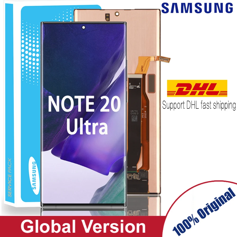

For Samsung Galaxy Note 20 Ultra 5G LCD Display Touch Screen Digitizer Assembly For Samsung Galaxy Note20 Ultra N986F N986B lcd
