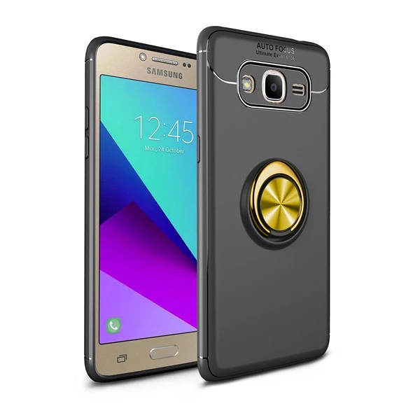 black gold Чехол для samsung Galaxy J5, J500F, ТПУ, с кольцом на палец, с магнитным держателем, задняя крышка для телефона, для Galaxy J500, чехол - Цвет: black gold