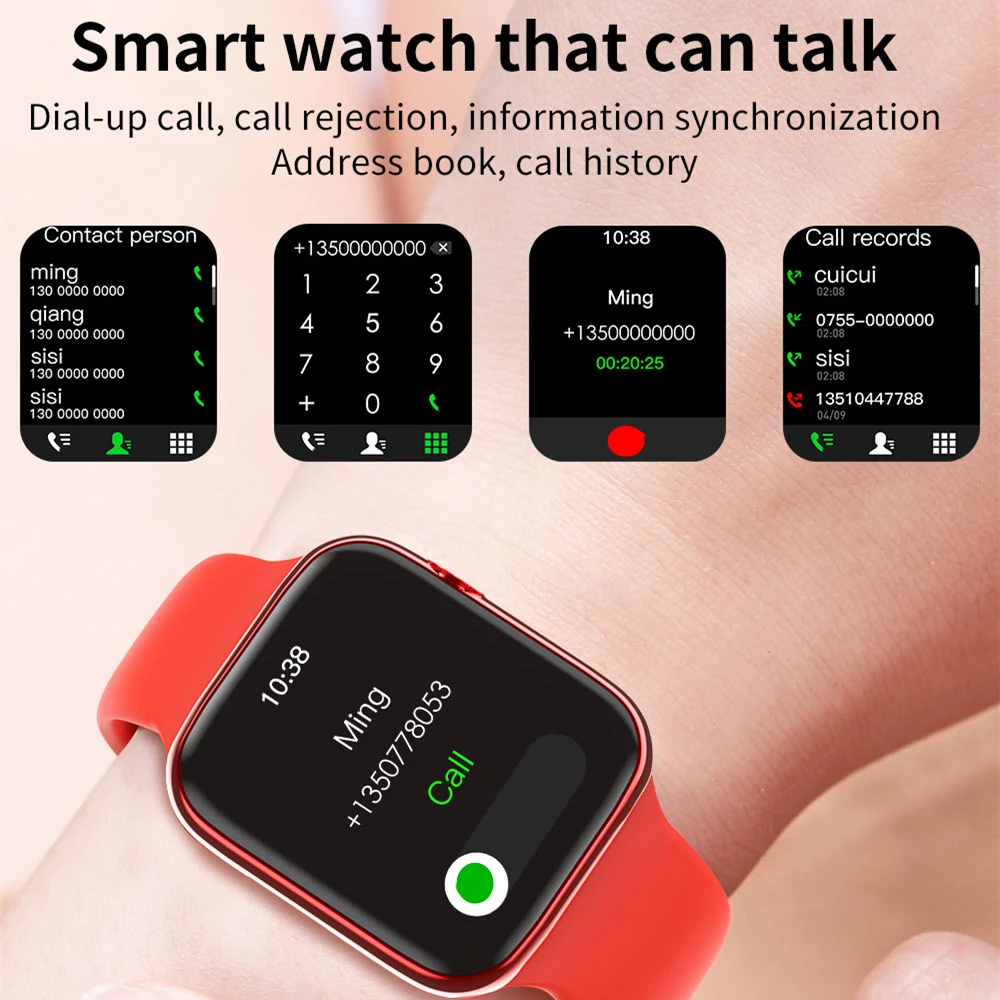 US $25.20 Cobrafly F28 Smartwatch Men Women 163 inch Full Screen 3D Dynamic Dial Bluetooth Call IP67 Waterproof Fitness bracelet Watches