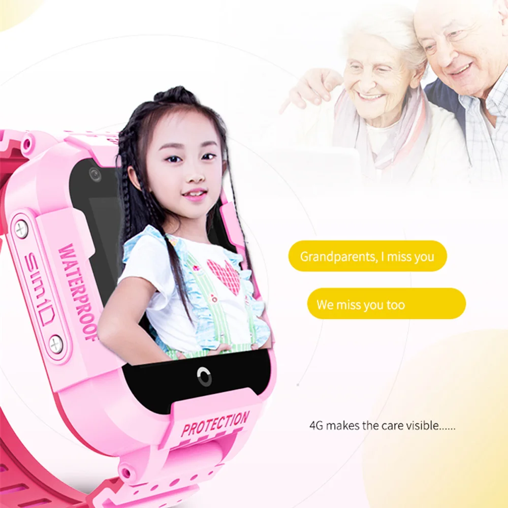 4g Детские умные часы gps трекер IP67 Водонепроницаемый видео Звонок камера gps LBS wifi умные часы с определением местоположения подарок для детей часы 4g часы