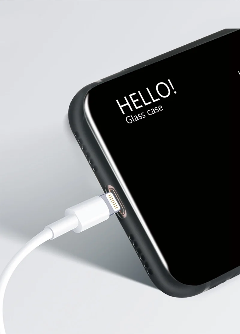 Полупрозрачный градиентный чехол из закаленного стекла для LG G7 G 7 ThinQ/Plus 6,1 дюймов TPU Мягкий край Полное покрытие