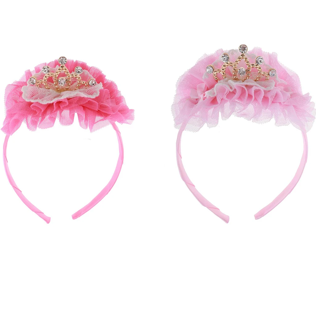 Кружевная блестящая корона тиара обруч для волос повязка на голову День Рождения