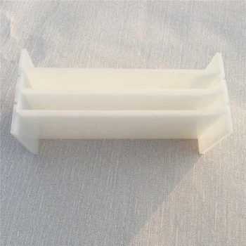 

2020 Rendering Soap Silicone Mold with Transparent Vertical Acrylic Clapboard White Rectangular Mould for DIY Handmade