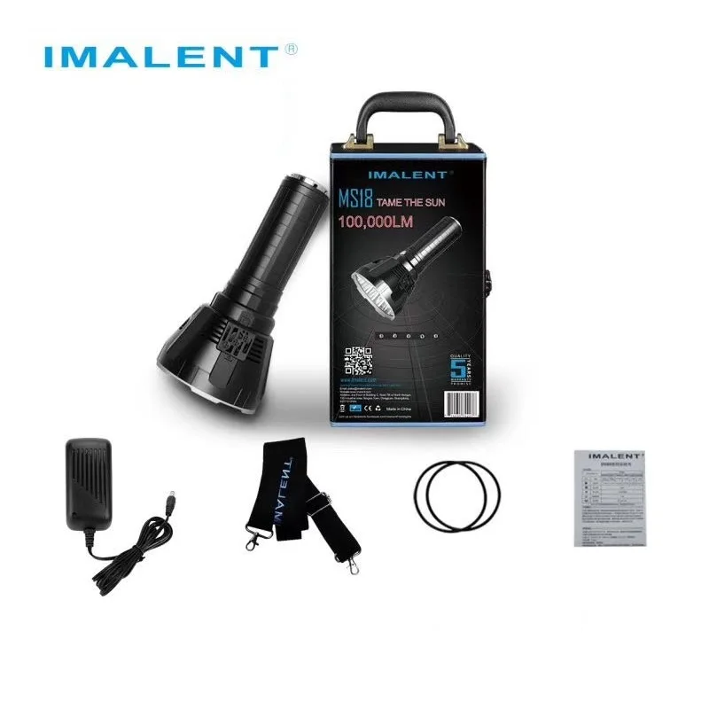 IMALENT MS18 светодиодный светильник-вспышка CREE XHP70.2 водонепроницаемый светильник-вспышка с аккумулятором 21700+ O светодиодный дисплей интеллектуальная зарядка