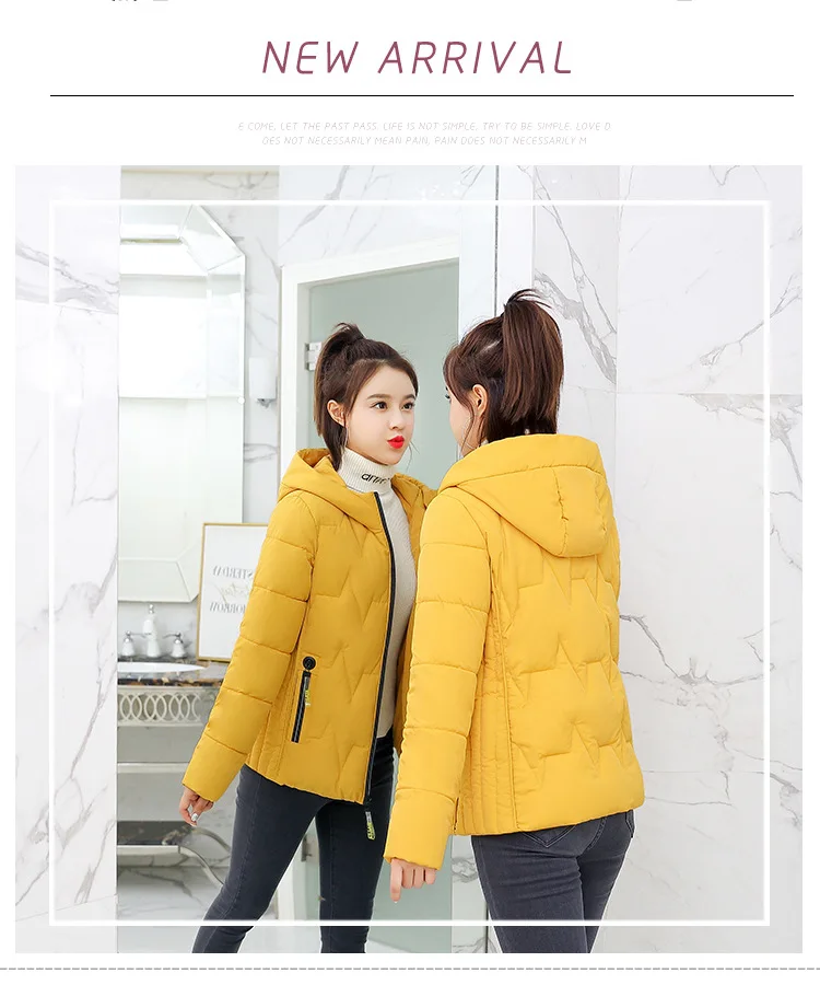 Abrigos Mujer Invierno Short Winter Jacket Women Fur Cotton Padded Jacket Female Parka Womens Jacket Winter Coat for Woman
