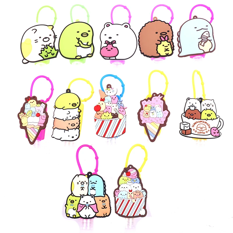 Funny Cartoon Silicone Bath Shower Hand Sanitizer Bottle Holder Portable Funny Cartoon Silicone Bath Shower Hand Sanitizer Bottle Holder Portable