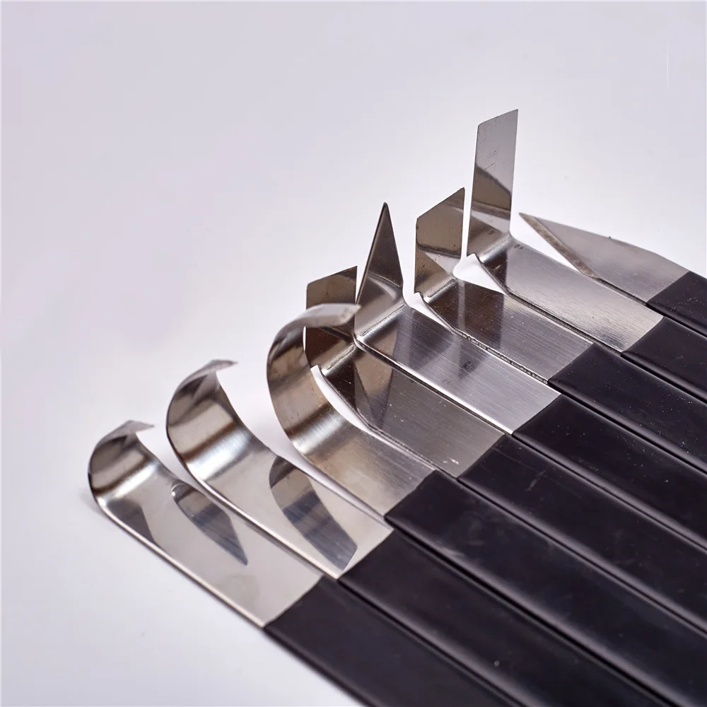 

Manufacturers Direct Selling FS3-20-A 8-Piece Stainless Steel Trimming Tool Painted Tool Potters Clay Tools DIY