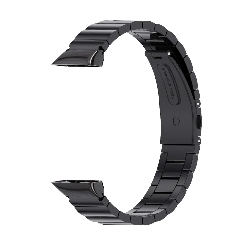 SeNool Cinturino Compatibile con Huawei Band 7, [Metallo Bracciale] [Acciaio Inossidabile] [Resistente Corrosione] [Impermeabile], Band per Huawei Band 7 - Oro Rosa