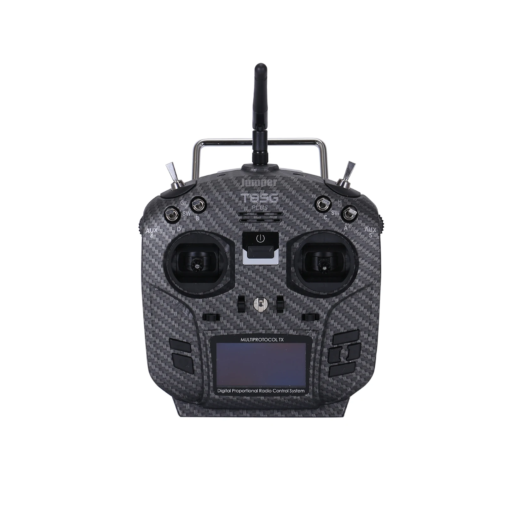 Jumper T8SG V2.0 Plus Hall Gimbal мультипротокол 2,4" ЖК-передатчик из углеродного волокна для Flysky Frsky - Цвет: Mode 2