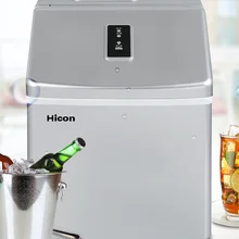 Льдогенератор домашняя маленькая Автоматическая льдогенератор большая емкость 25 кг/24 ч льдогенератор коммерческий молочный чай магазин