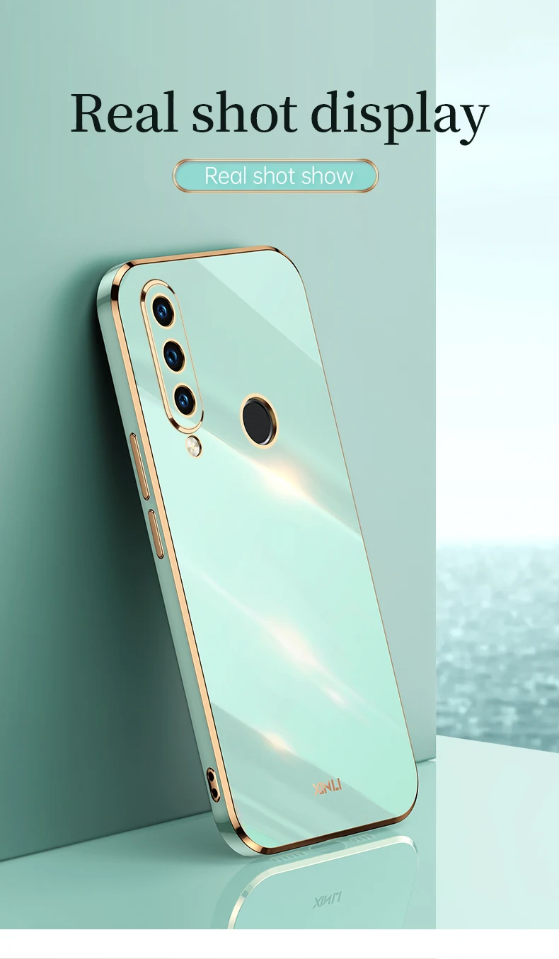 Square Plating Back Cover Case for Huawei P30 Lite Nova 4E Honor 20 S Russia Soft Silicone Mobile Phone Funda P 30 Honor20 20S