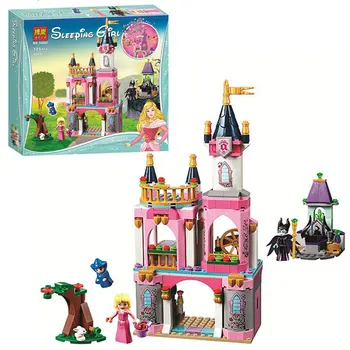 

Girls Friends Princess Sleeping Beauty's Fairytale Castle Building Blocks Toys Compatible With Lepining Friends Kids Gift