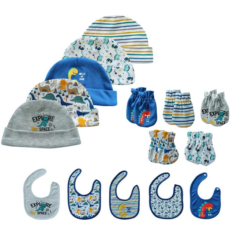 Baby Hats 100% cotton Printed &amp Caps For 0-6 Months Accessories Newborn clothes | Детская одежда и обувь