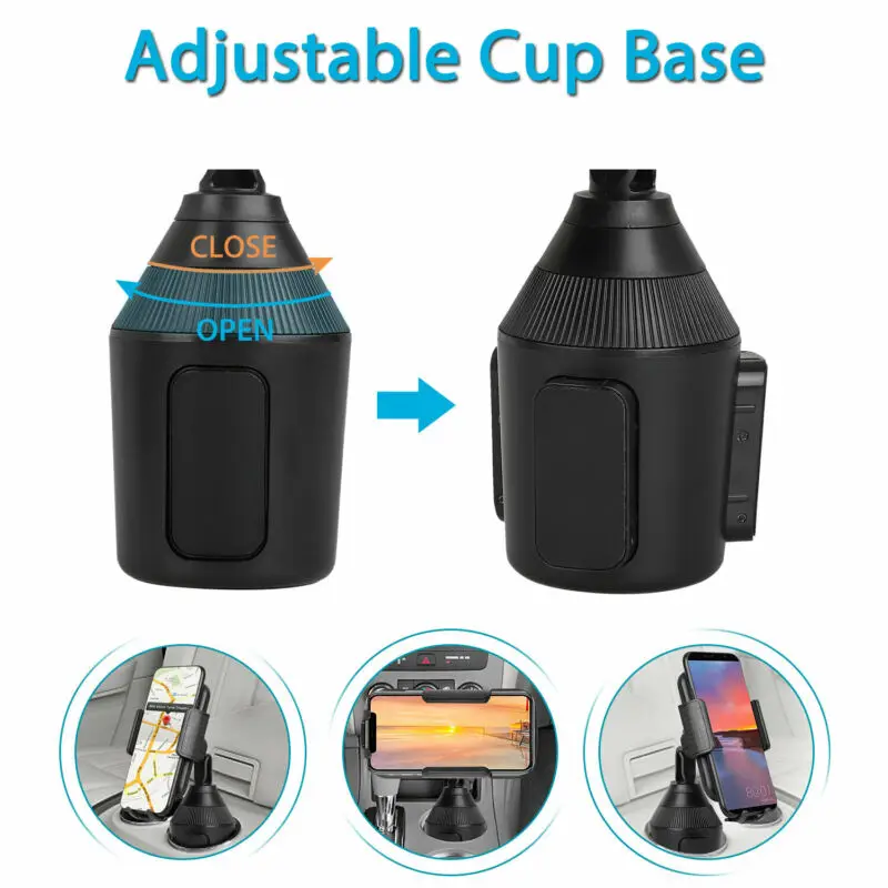 360 ° einstellbar Auto Tasse Halter Universal Auto Handys Halterung GPS  Halterung Innen Zubehör Trinken Halter Für Iphone Android - AliExpress