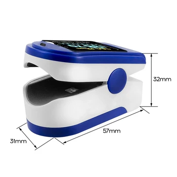 

Medical Household Digital Fingertip Pulse Oximeter Blood Oxygen Saturation Meter Finger SPO2 PR Monitor Health Care