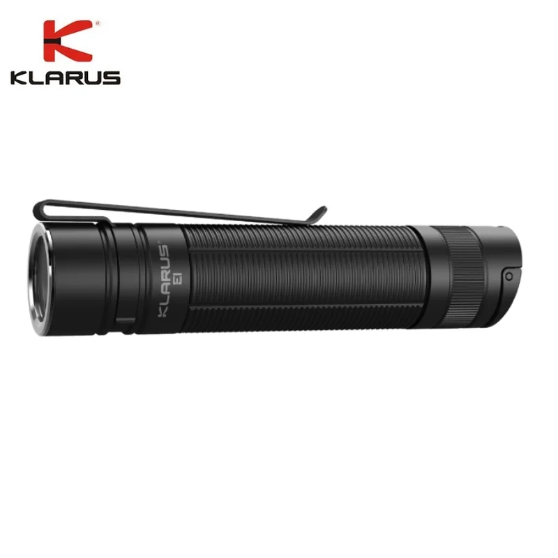 klarus E1 светодиодный светильник-вспышка CREE XP-L HI V4 1000LM глубокий Карманный светильник для переноски с аккумулятором 18650 для ежедневного использования