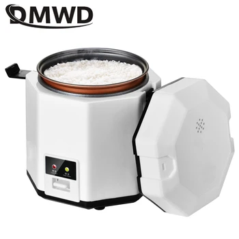 

DMWD 1.2L Mini Electric Rice Cooker 220V For Student Dormitory Portable Souping Pot Electric Hot Pot For 1-2 People
