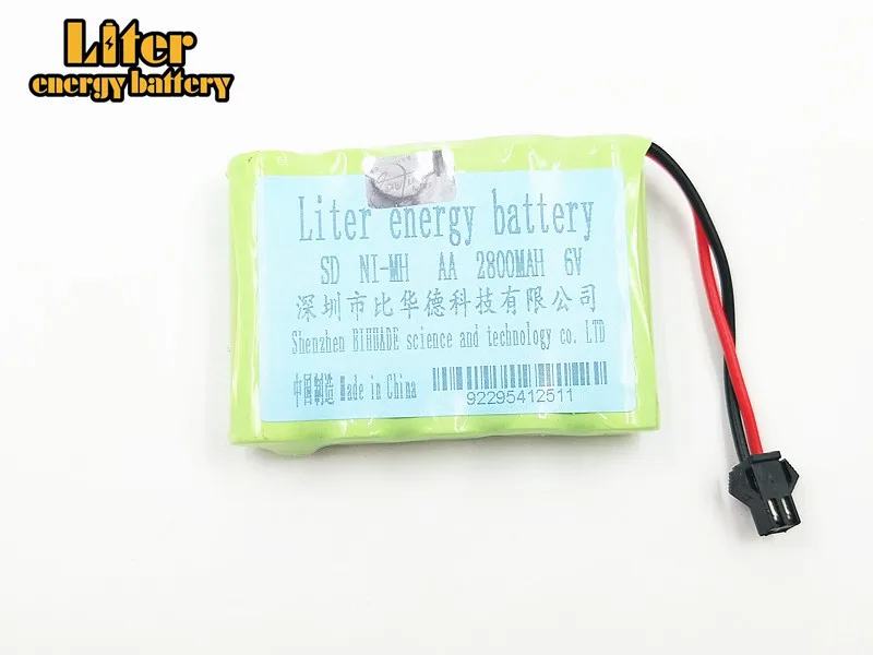 6v 2800mah AA Ni-MH M высокомощный аккумулятор Аккумулятор для электронной игрушки дистанционного автомобиля корабль Робот перезаряжаемый