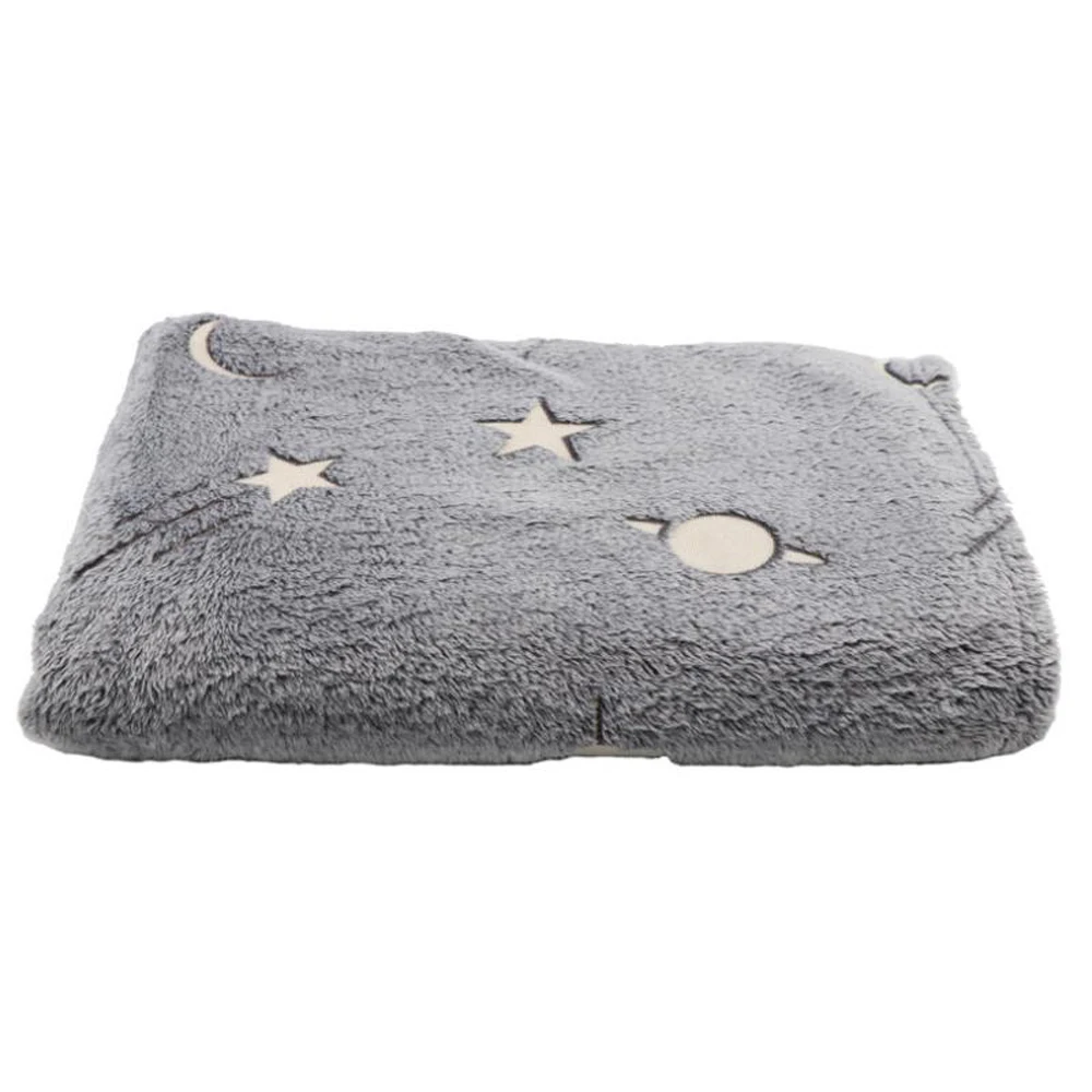 

Soft Warm Luminous Blanket Luminous Blanket Star Moon Blanket Decoration Star Moon Luminous Blanket Machine Washable
