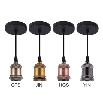 

New Ceiling Lamp Holder E27 Light Bulb Pendant Fitting Accessories For Dining Rooms Bars Restaurants. Screw-type Vintage Style