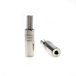 1 piece of 3.5mm mono audio jack connector female jack solderless socket power adapter DIY
