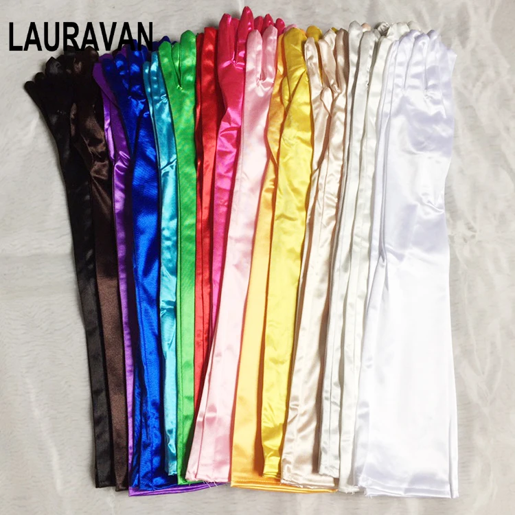 Guanti Eleganti Floreali Guanti Lunghi In Pizzo Nero | Guanti Da Opera Floreali Per Donne Guanti Tulle Nero - Foto 3