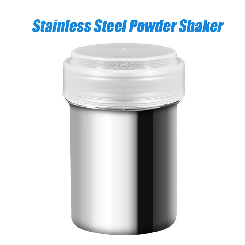 Stainless Chocolate Shaker Cocoa Flour Sugar Powder Coffee Sifter Cappuccino  Coffee Stencils kitchen Accessories Barista Tools