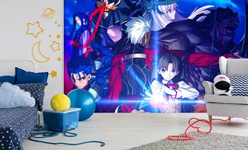 

[Self-Adhesive] 3D Fate Stay Night 567 Japan Anime Wall Paper mural Wall Print Decal Wall Murals Belly
