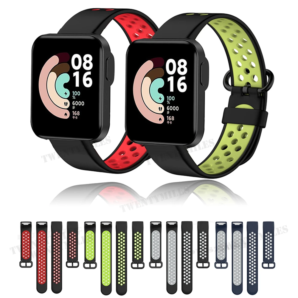 Сменный спортивный ремешок для XiaoMi Mi Watch Lite силиконовый дышащий часов браслет |