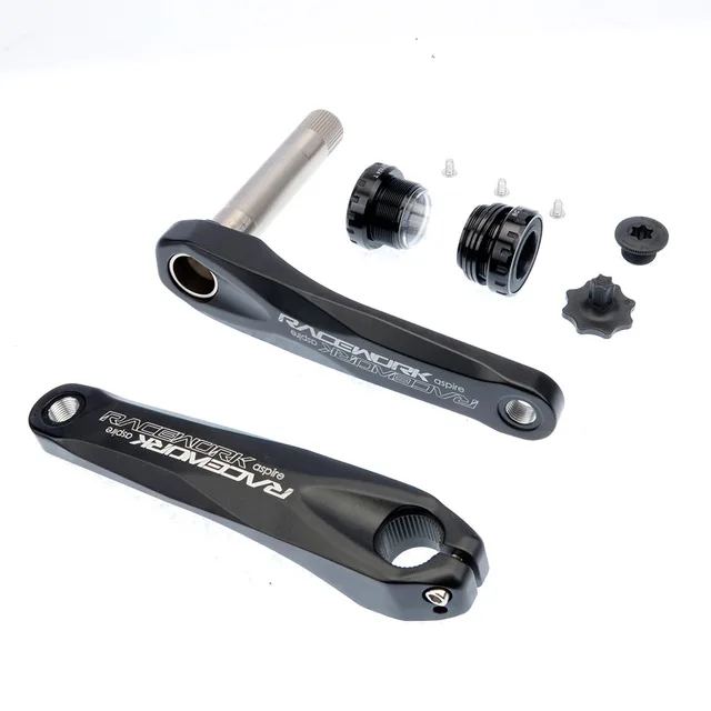 170mm BB Fahrrad kurbel гоночный велосипед MTB GXP Kurbel алюминиевый легиер Mit Boden Kurbel 170 crank platte rot 32 T 34 T 36 T 38 T - Цвет: 170mm BB