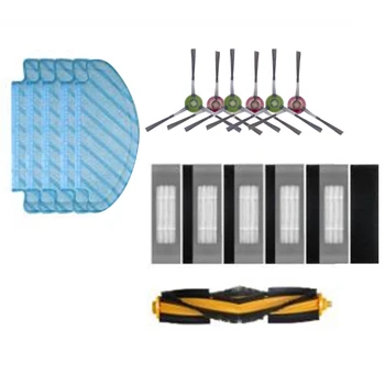 

17Pcs Is Suitable for Ecovacs Cobo er Ozmo T8 Side Brush Rolling Brush Cleaning Mopping Rag Filter Accessories