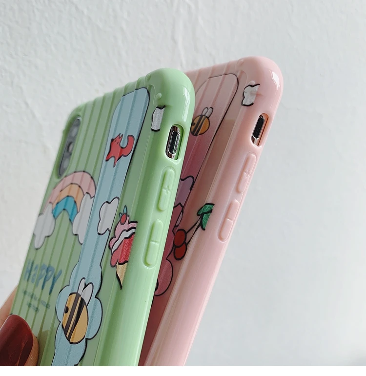 Чехол на багажник для Coque iPhone 11 Pro XS Max чехол из мягкого ТПУ задняя крышка для iPhone 6 6S 7 8 Plus iPhone X XR чехол для телефона