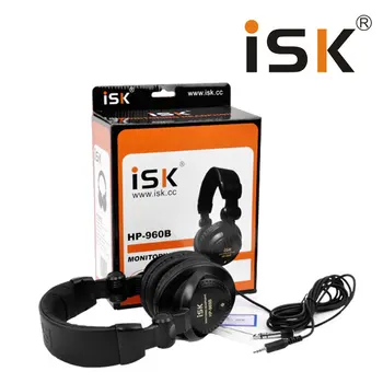 

Original ISK HP-960B Over ear Professional Headphone 3.5mm Monitor Dynamic Stereo DJ HD Headsets music Earphone Headset