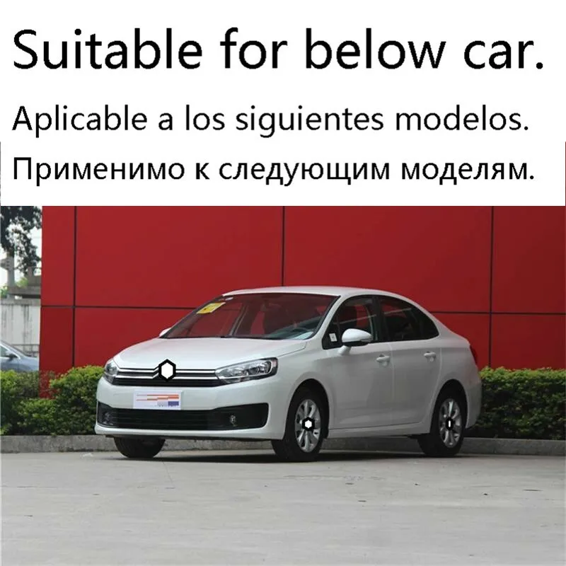 Автомобильный Модернизированный внешний автомобильный аксессуар, модифицированный Стайлинг, аксессуары для автомобиля, гоночные грили 16 для Citroen C4