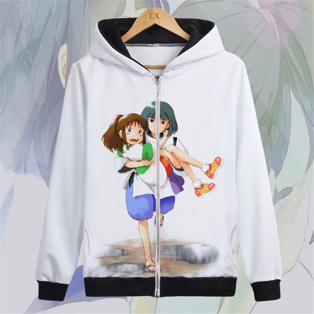 Style2 Косплей японского аниме Studio Ghibli толстовки женские свитшоты Толстовка уличная Забавный джемпер - Цвет: Style2