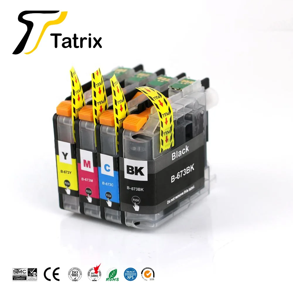 Цветной совместимый принтер Tatrix LC673 чернильный картридж для принтера Brother MFC-J2320 |