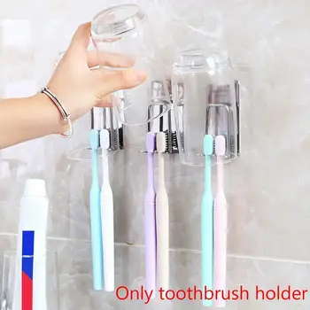 

Stainless Steel Stick Hook Wall Mounted Toothpaste Holder Waterproof Toothbrush Tooth Brush and Bathroom Holder Accessories D1H7