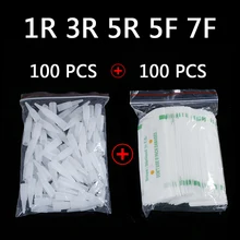 100 шт. 1R 3R 5R 5F 7F пму иглы + острые наконечники Одноразовые стерилизованные Профессиональные иглы татуировки для перманентного макияжа бровей 100 шт. 1R 3R 5R 5F 7F пму иглы + острые наконечники Одноразовые стерилизованные Профессиональные иглы татуировки для перманентного макияжа бровей
