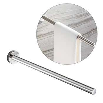 

40cm Stainless Steel Towel Holder Kitchen Bathroom Towel Holder For Towels Bar Rail Hanger Towel Rack Wall Mounted Towel Hanger