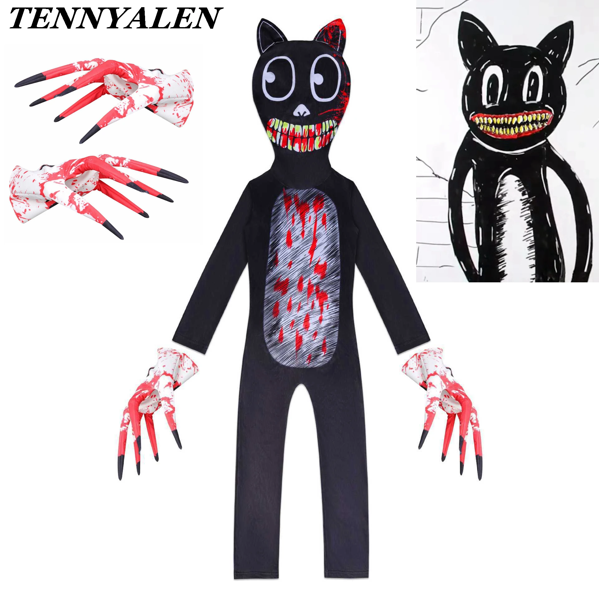 Детские костюмы на Хэллоуин коллекция 2020 года популярный костюм для косплея с