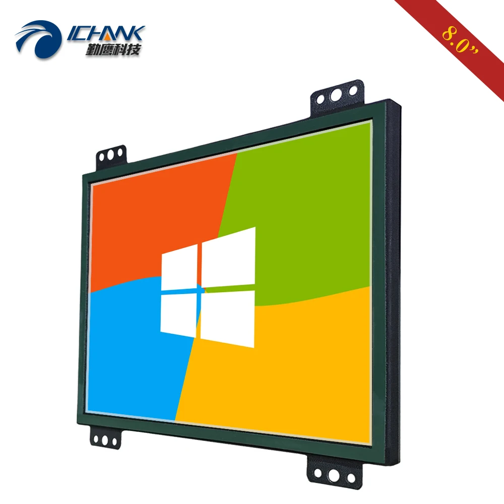  PC ÷ ZK080TN-UD2, ݼ ܺ ̽, Ӻ  , AV BNC VGA HDM , 8 ġ , 1024x768 4:3 IPS ũ