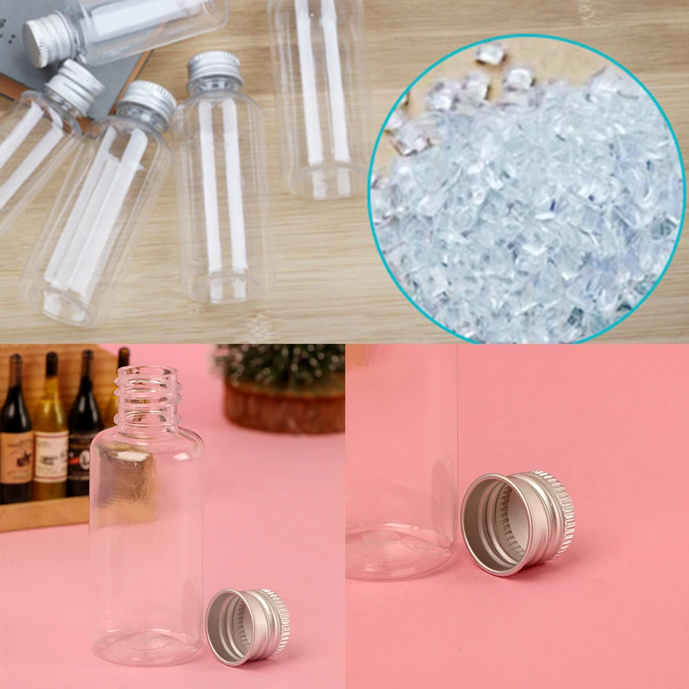 Mini Travel Plastic Empty Bottle Portable Handwashing Fluid Transparent Spray Atomizer Refillable Bottles Storage Jar