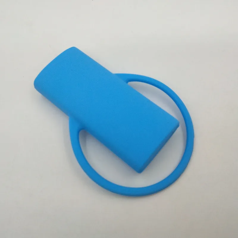 Любовь Hug Резина более легкий корпус силиконовая Зажигалка рукава обернуть вокруг кисет и портсигар Multipack - Цвет: Синий