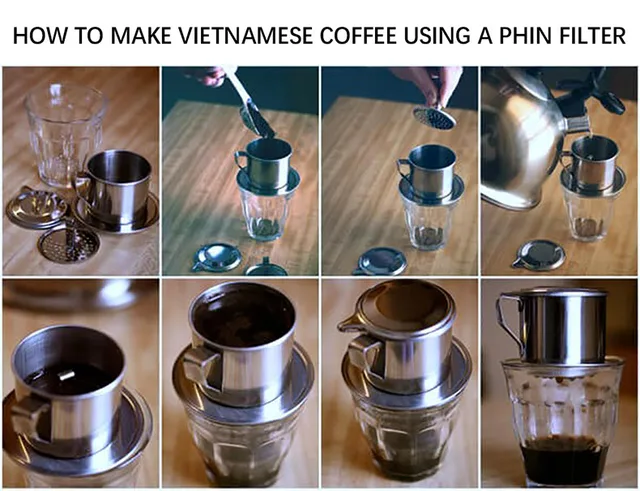 Stainless Steel Vietnamese Coffee Drip Press Maker Single Cup For Office  A5R8 