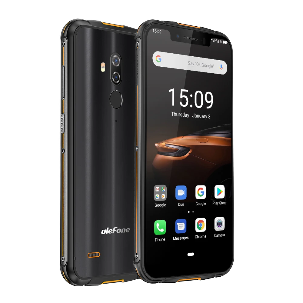Ulefone Armor 5S, 4 ГБ, 64 ГБ, Android 9,0, мобильный телефон, 5,85 дюймов, четыре ядра, разблокировка лица, две sim-карты, Беспроводная зарядка, смартфон, OTG, NFC