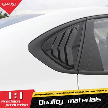 

For Morris Garages MG6 2016-2018 Sedan ABS Rear Door Window shades Louver Frame Window Sill Molding Cover Sticker Trim