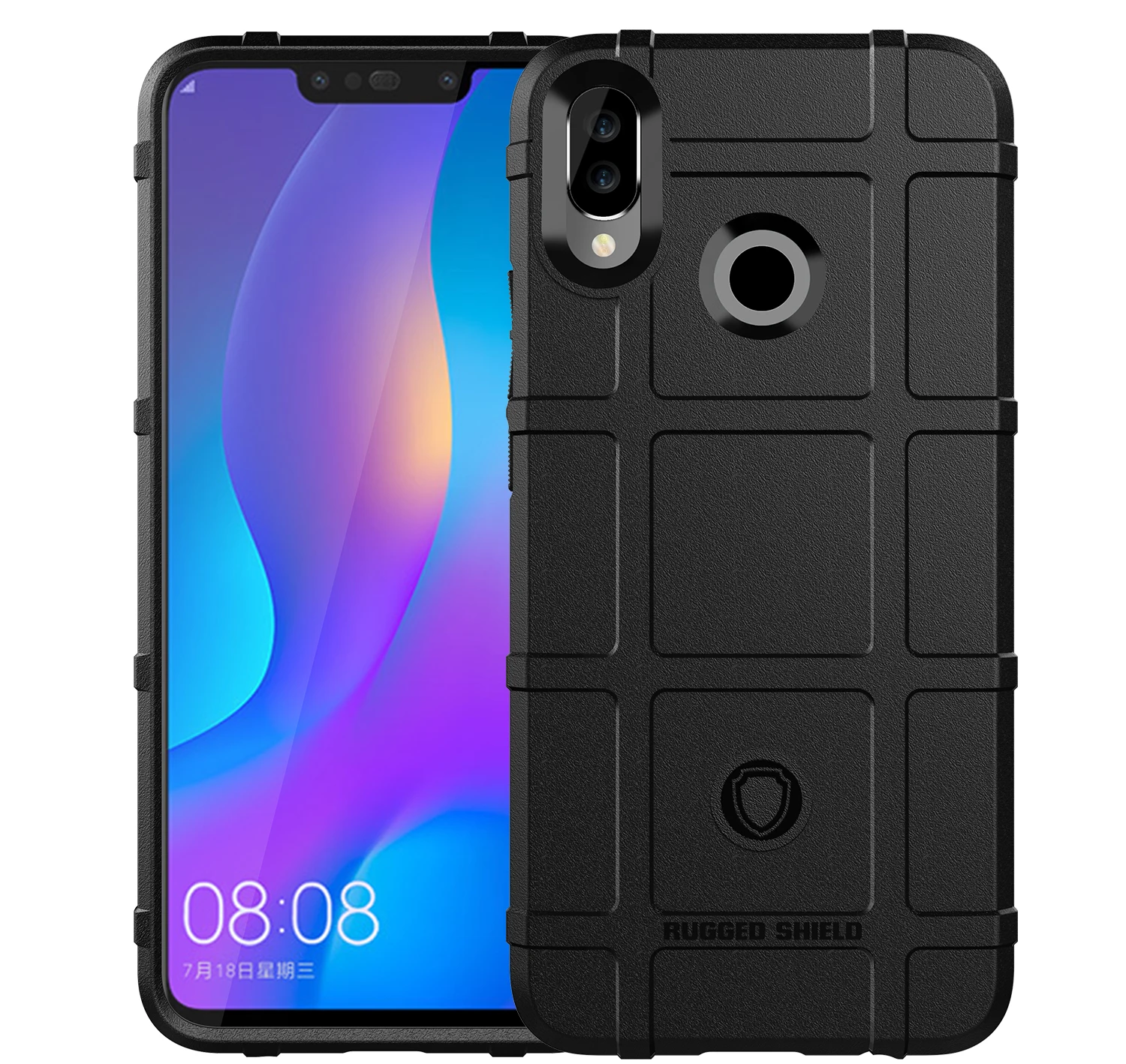 Силиконовый чехол для телефона из углеродного волокна Google Pixel 3 5 дюймов Прочный