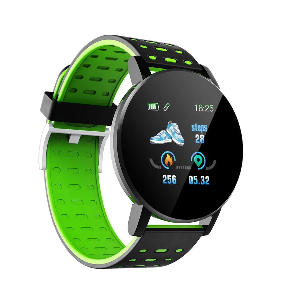 

Portable 119Plus Bluetooth Smart Watch Men Blood Pressure Smartwatch Women Watch Sport Tracker Band For Android IOS WhatsApp